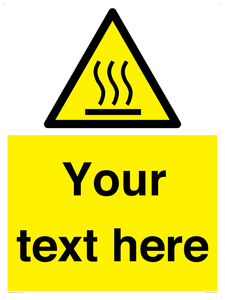 Custom Hot Surface Sign